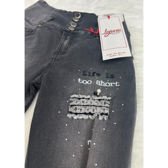 LUJURIA JEANS Colombianos PUSH UP Colombian Jeans BUTT LIFT Ref 707377 - Picture 9 of 12